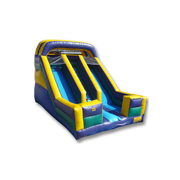 inflatable rock climb slide